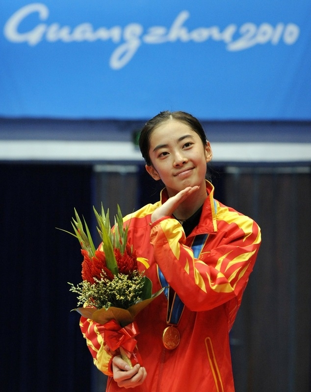 Wang Shixian cute face.